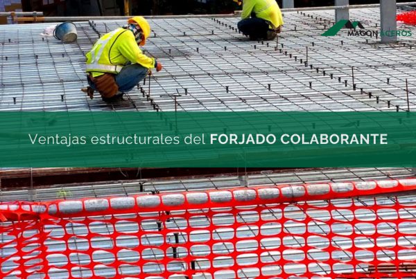 Forjado colaborante con chapa metálica