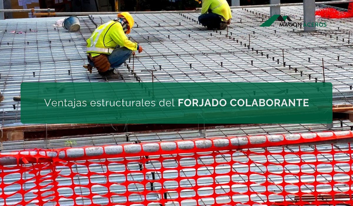 Forjado colaborante con chapa metálica