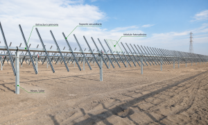 hincado de perfiles solares